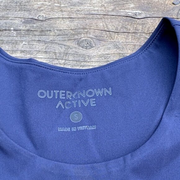 Outerknown Active Womens Blue Tank Top size S - Picture 3 of 6